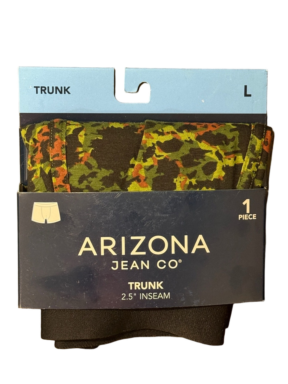 Mens Camouflage Boxer Brief Trunks - Size Large - Arizona Jean Co - NWT